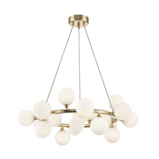 Lampa wisząca Bobo 72cm – Szklane Kule | Złota | Zumaline