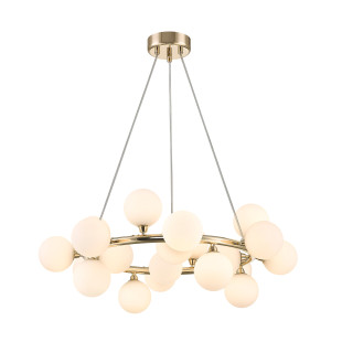Lampa wisząca Bobo 72cm – Szklane Kule | Złota | Zumaline