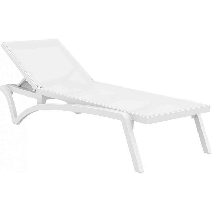 Leżak Pacific biały Siesta - Komfortowy relaks w ogrodzie