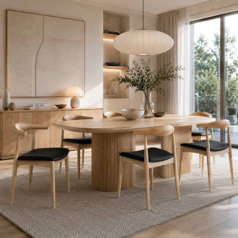 Krzesło drewniane Classy | Moos Home - Elegancki design