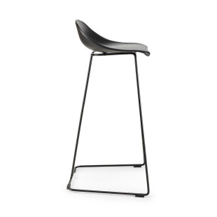 Hoker CARO BAR 75 cm czarny krzesło barowe | Decolab24.pl