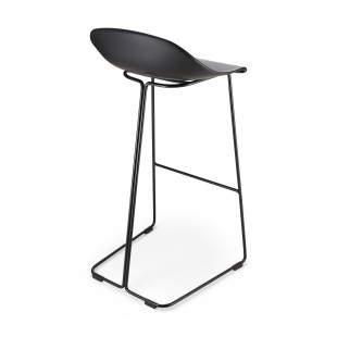 Hoker CARO BAR 75 cm czarny krzesło barowe | Decolab24.pl