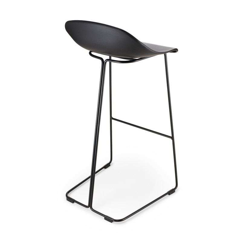 Hoker CARO BAR 75 cm czarny krzesło barowe | Decolab24.pl