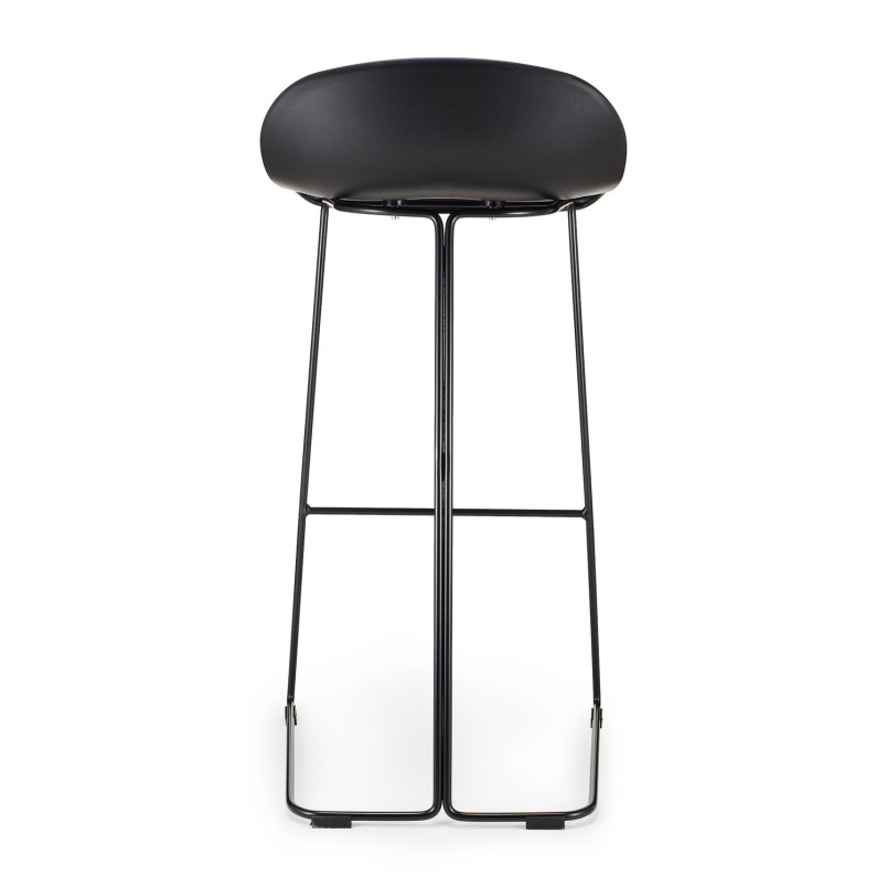 Hoker CARO BAR 75 cm czarny krzesło barowe | Decolab24.pl