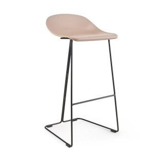 Hoker CARO BAR 75 cm beżowy nude czarne nogi | Decolab24