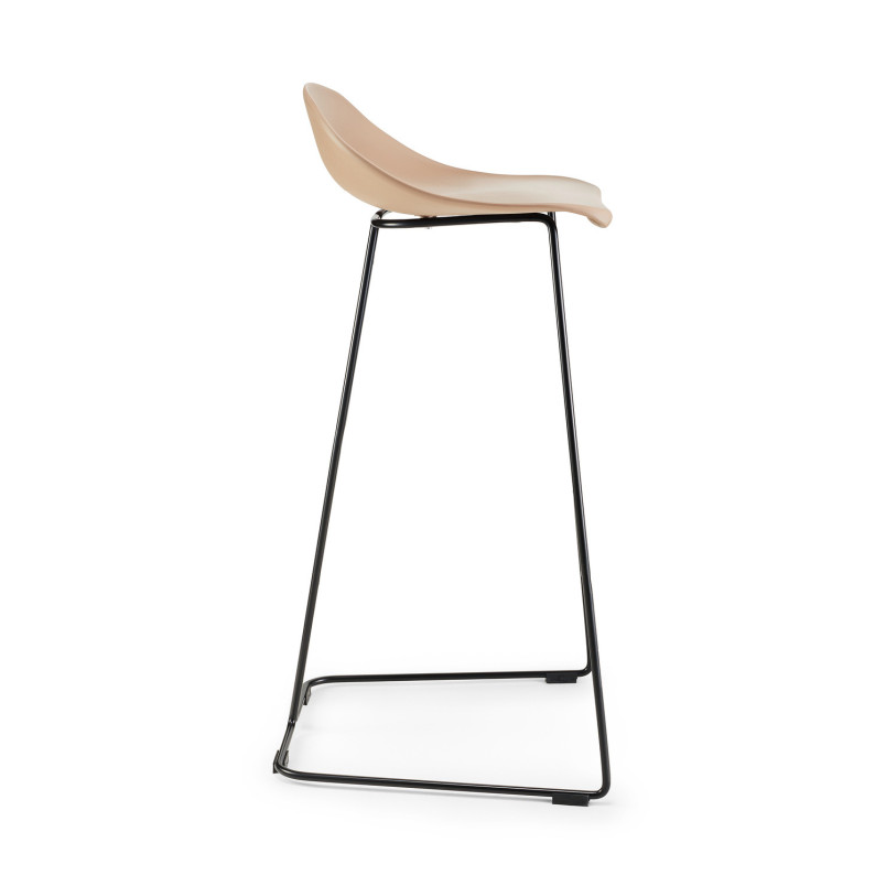 Hoker CARO BAR 75 cm beżowy nude czarne nogi | Decolab24