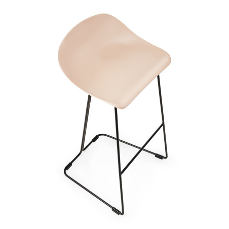 Hoker CARO BAR 75 cm beżowy nude czarne nogi | Decolab24
