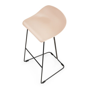Hoker CARO BAR 75 cm beżowy nude czarne nogi | Decolab24