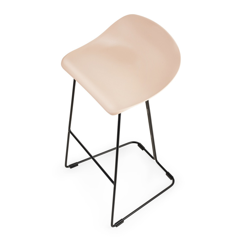 Hoker CARO BAR 75 cm beżowy nude czarne nogi | Decolab24