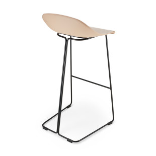 Hoker CARO BAR 75 cm beżowy nude czarne nogi | Decolab24