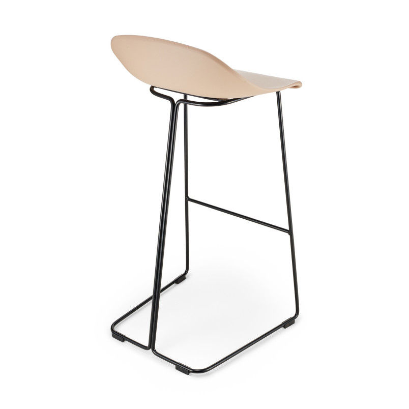 Hoker CARO BAR 75 cm beżowy nude czarne nogi | Decolab24