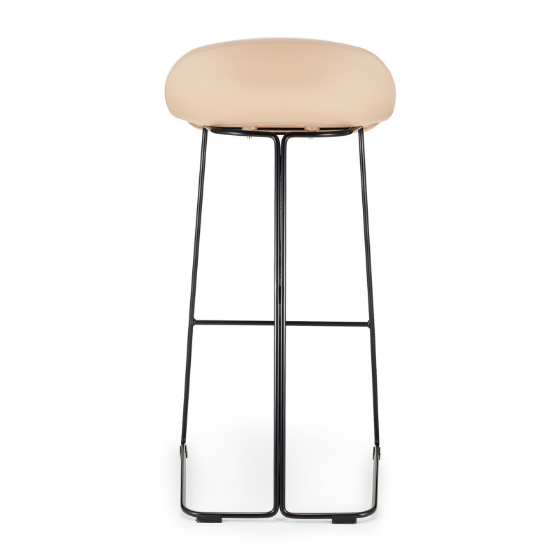 Hoker CARO BAR 75 cm beżowy nude czarne nogi | Decolab24