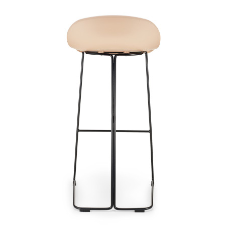 Hoker CARO BAR 75 cm beżowy nude czarne nogi | Decolab24
