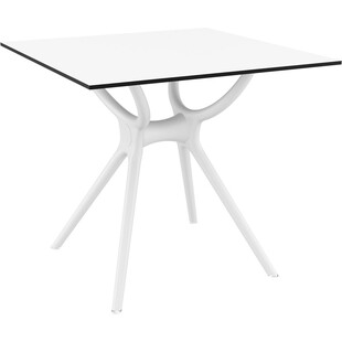 Stół kwadratowy Air 80x80cm biały Siesta | Kup teraz!