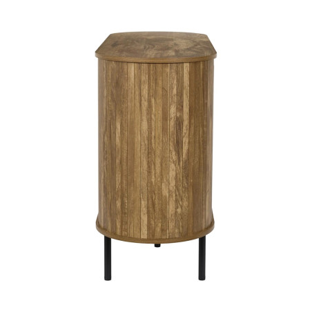 Komoda Hermiona 110 cm lamele na nóżkach | Decolab24.pl