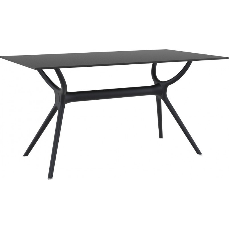Stół prostokątny Air 140x80cm czarny Siesta | Kup online