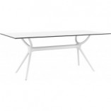 Stół prostokątny Air 180x90cm biały Siesta - Komfort i styl