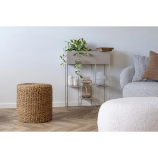 Pufa boho z trawy morskiej Rivera 40 cm naturalna | Decolab24.pl