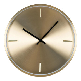 Zegar ścienny cichy Istanbul 30 cm złoty metal | Decolab24.pl