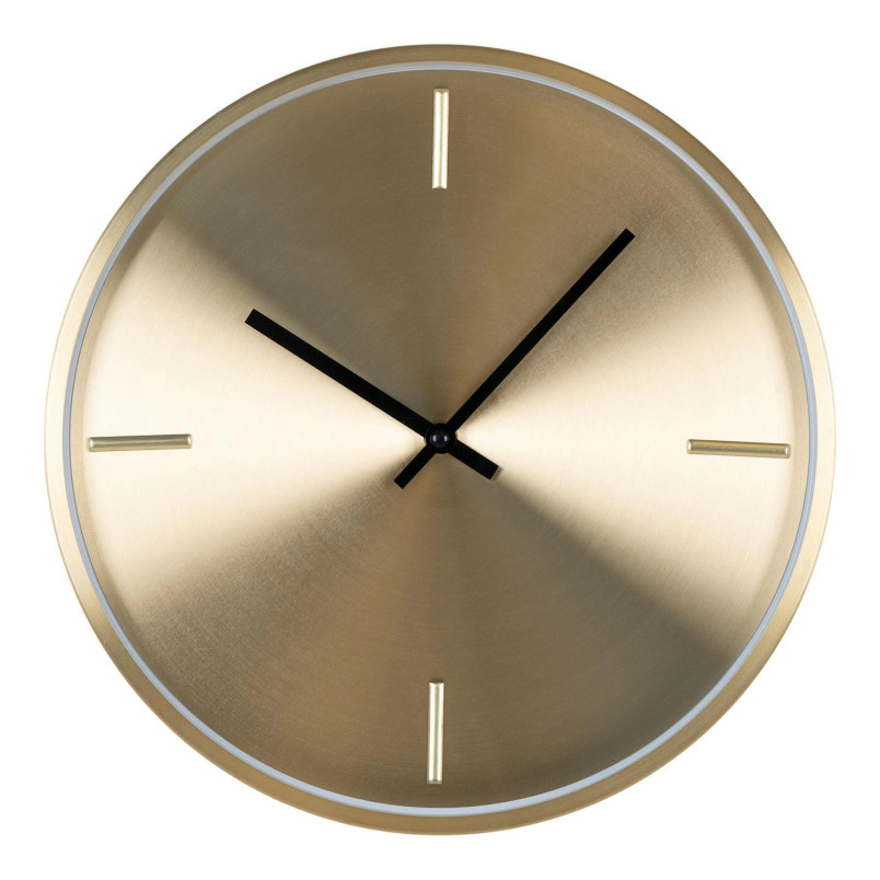 Zegar ścienny cichy Istanbul 30 cm złoty metal | Decolab24.pl