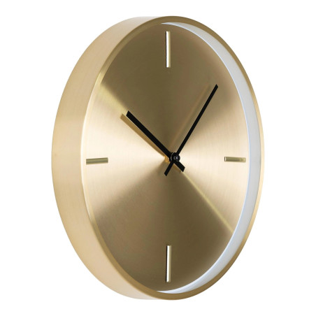 Zegar ścienny cichy Istanbul 30 cm złoty metal | Decolab24.pl