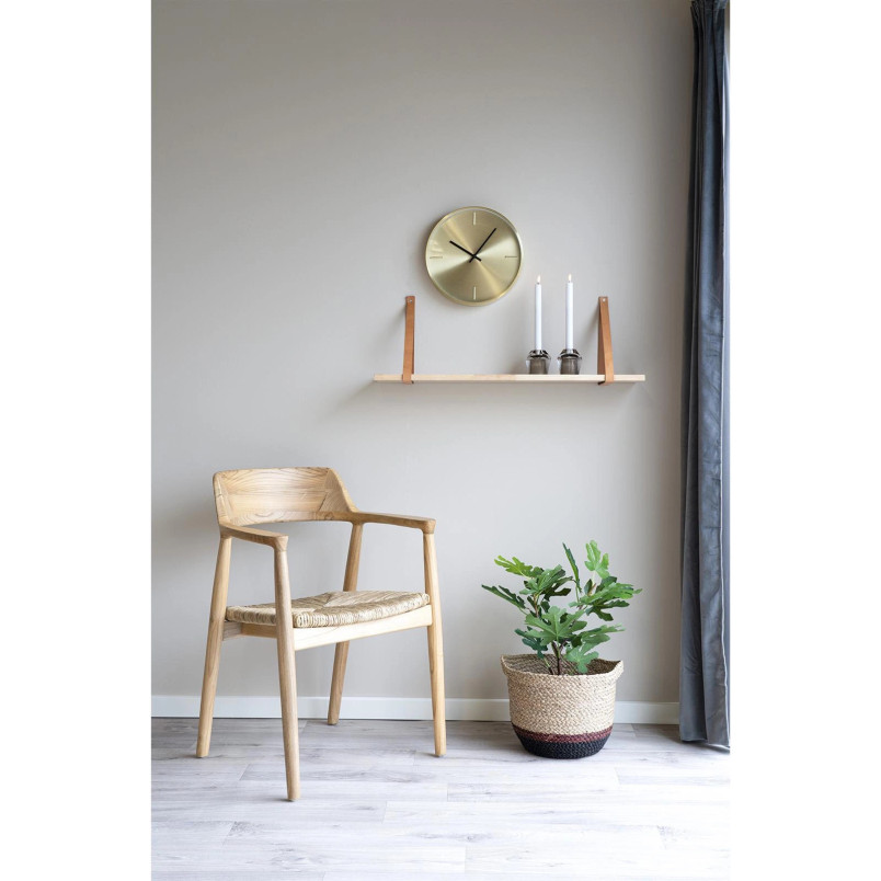 Zegar ścienny cichy Istanbul 30 cm złoty metal | Decolab24.pl