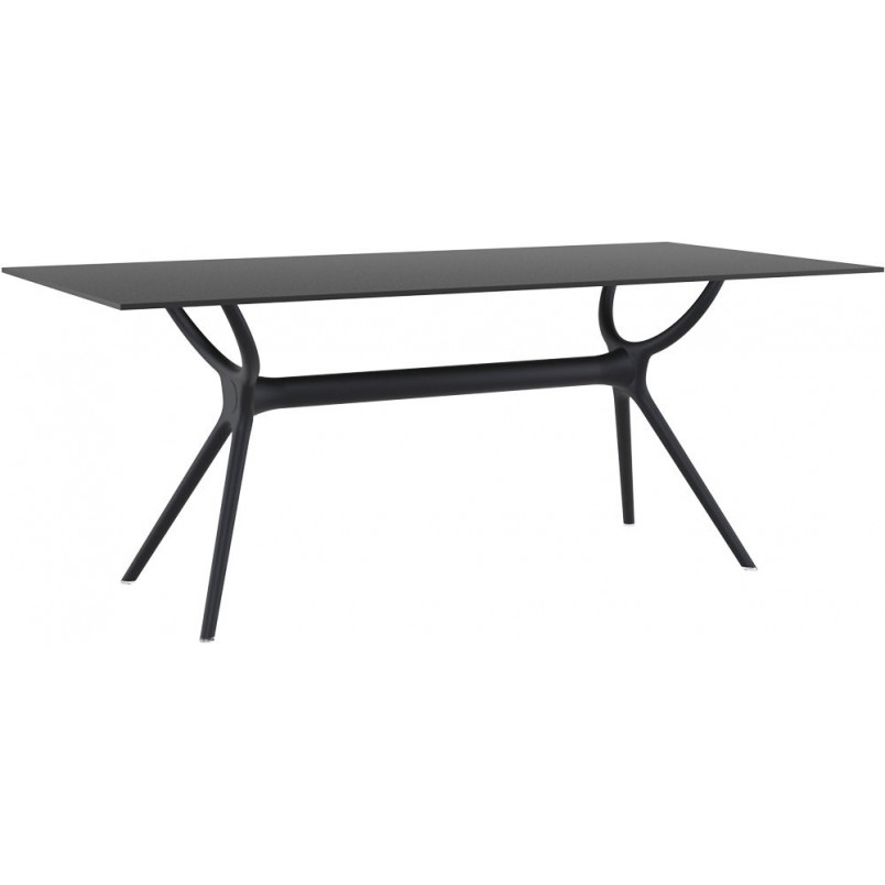 Stół prostokątny Air 180x90cm czarny Siesta | Sklep mebli