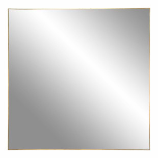 Lustro kwadratowe w złotej ramie Jersey 60x60cm House Nordic