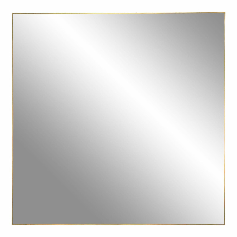 Lustro kwadratowe w złotej ramie Jersey 60x60cm House Nordic