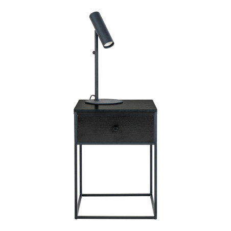 Szafka nocna z szufladą Vita 55x40x40x czarna House Nordic