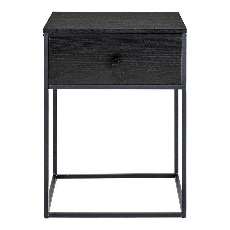 Szafka nocna z szufladą Vita 55x40x40x czarna House Nordic