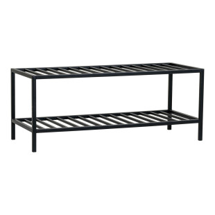 Półka metalowa na na buty Vita 79x34cm czarna House Nordic