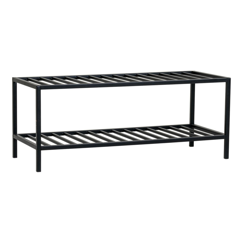 Półka metalowa na na buty Vita 79x34cm czarna House Nordic