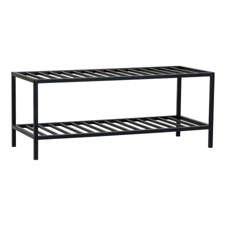 Półka metalowa na na buty Vita 79x34cm czarna House Nordic