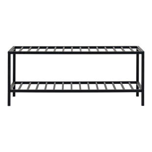 Półka metalowa na na buty Vita 79x34cm czarna House Nordic