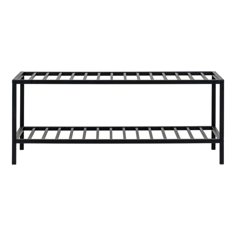Półka metalowa na na buty Vita 79x34cm czarna House Nordic