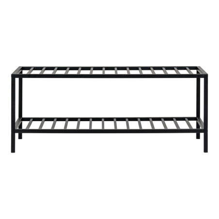 Półka metalowa na na buty Vita 79x34cm czarna House Nordic