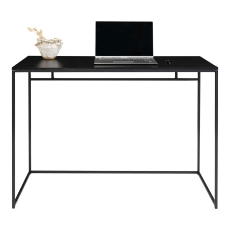 Biurko minimalistyczne Vita 100x45cm czarne House Nordic