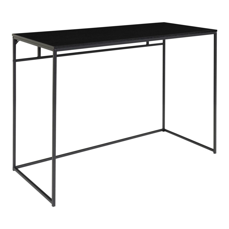 Biurko minimalistyczne Vita 100x45cm dąb / czarny House Nordic