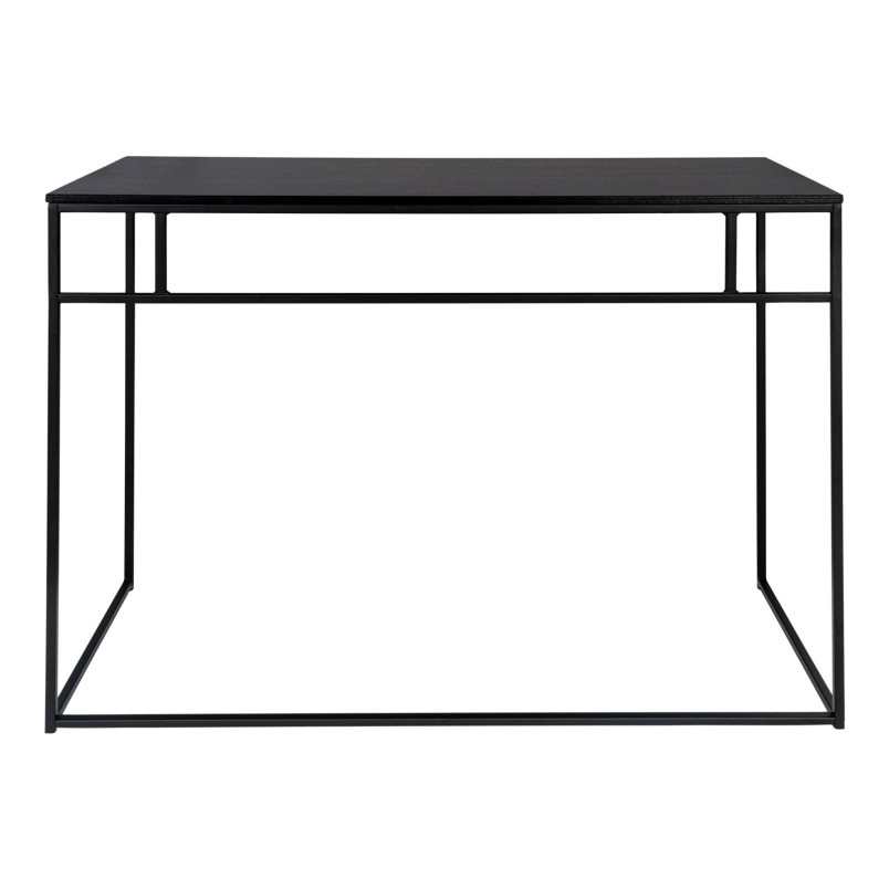 Biurko minimalistyczne Vita 100x45cm dąb / czarny House Nordic