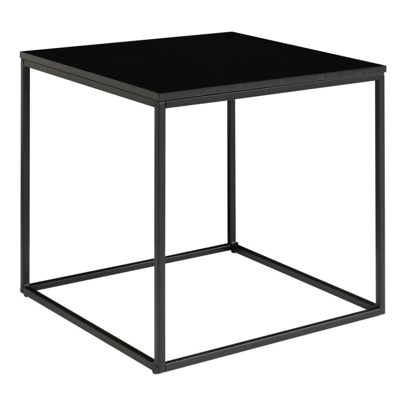 Stolik pomocniczy kwadratowy Vita 45x45cm czarny House Nordic