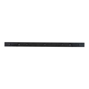 Wieszak ścienny metalowy 5 haczyków Vita Slim 70cm czarny House Nordic