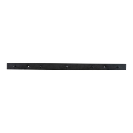 Wieszak ścienny metalowy 5 haczyków Vita Slim 70cm czarny House Nordic