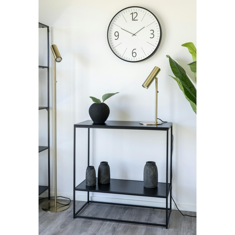 Konsola z półką Vita 80x36cm czarna House Nordic