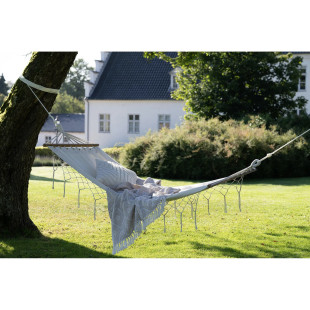 Hamak boho Edessa 80x200 cm biały | Decolab24.pl