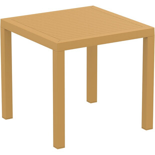 Stół ogrodowy plastikowy Ares 80x80 beżowy Siesta - Komfort i styl!