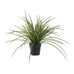 Sztuczna trawa w czarnej donicy 45cm House Nordic