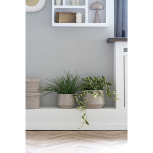 Sztuczna trawa w czarnej donicy 45cm House Nordic