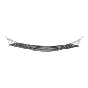 Hamak ogrodowy w paski Lamia 200x120cm szary House Nordic