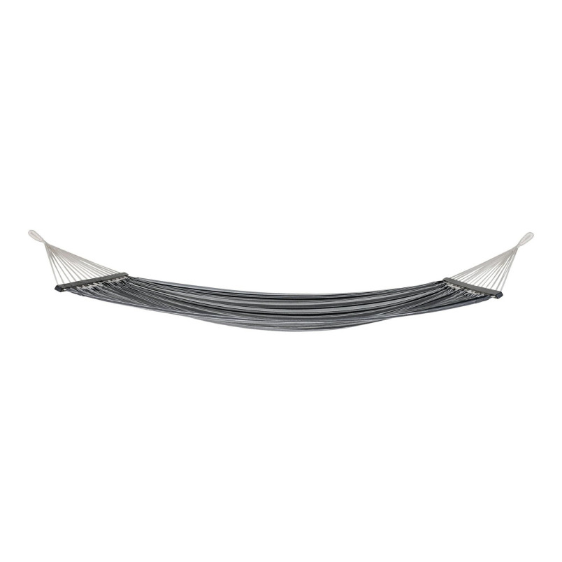 Hamak ogrodowy w paski Lamia 200x120cm szary House Nordic